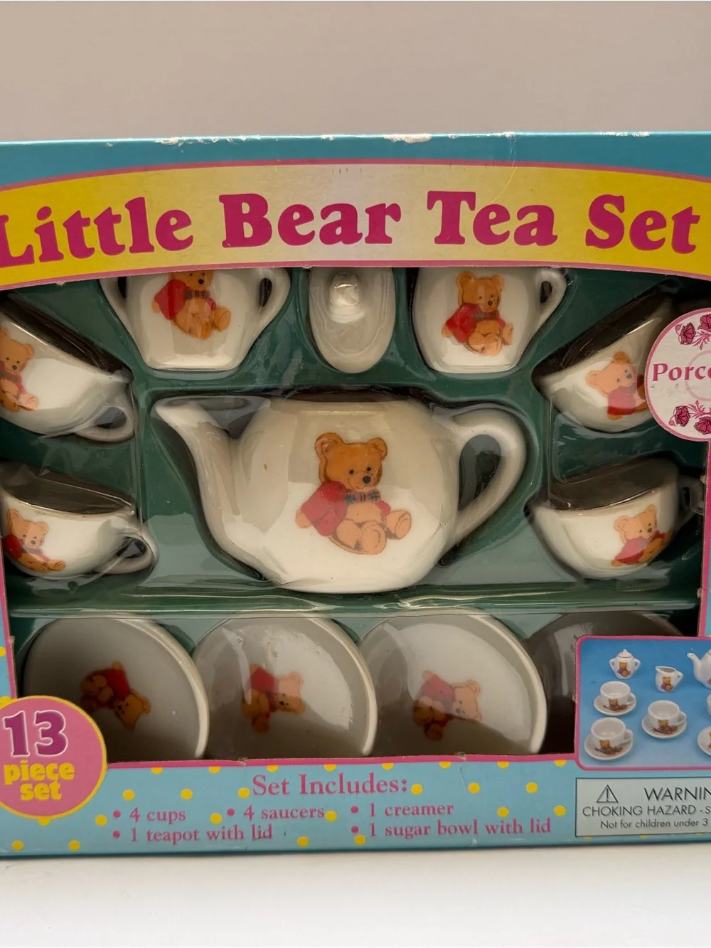 Little Bear Porcelain Tea Set for Kids - Vintage #9